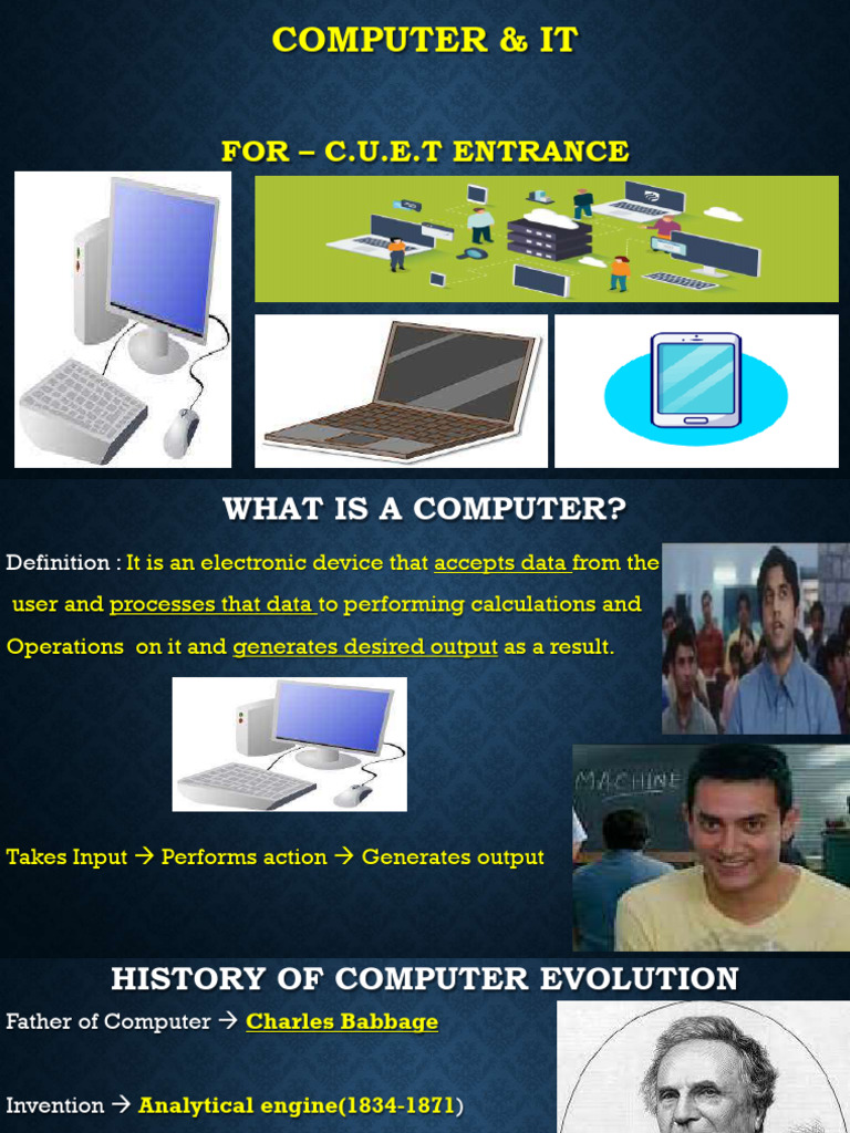 Computer & IT (Part 1) - 240109 - 225226 | PDF | Computer Data Storage ...