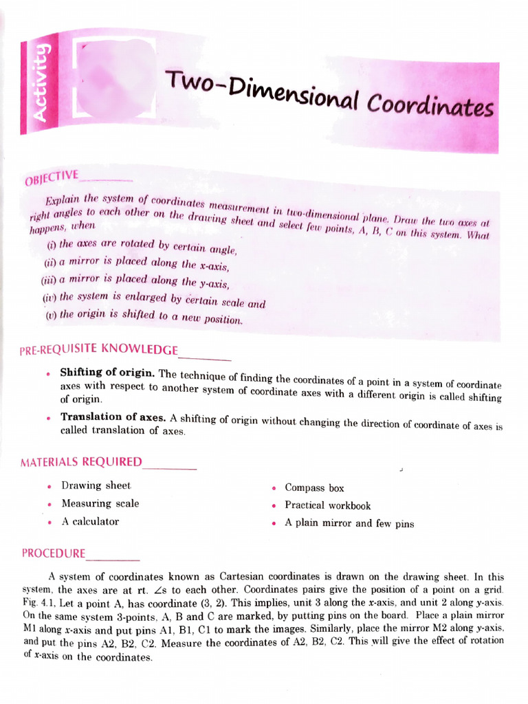 Understanding 2D Coordinate Transformations | PDF | Cartesian ...