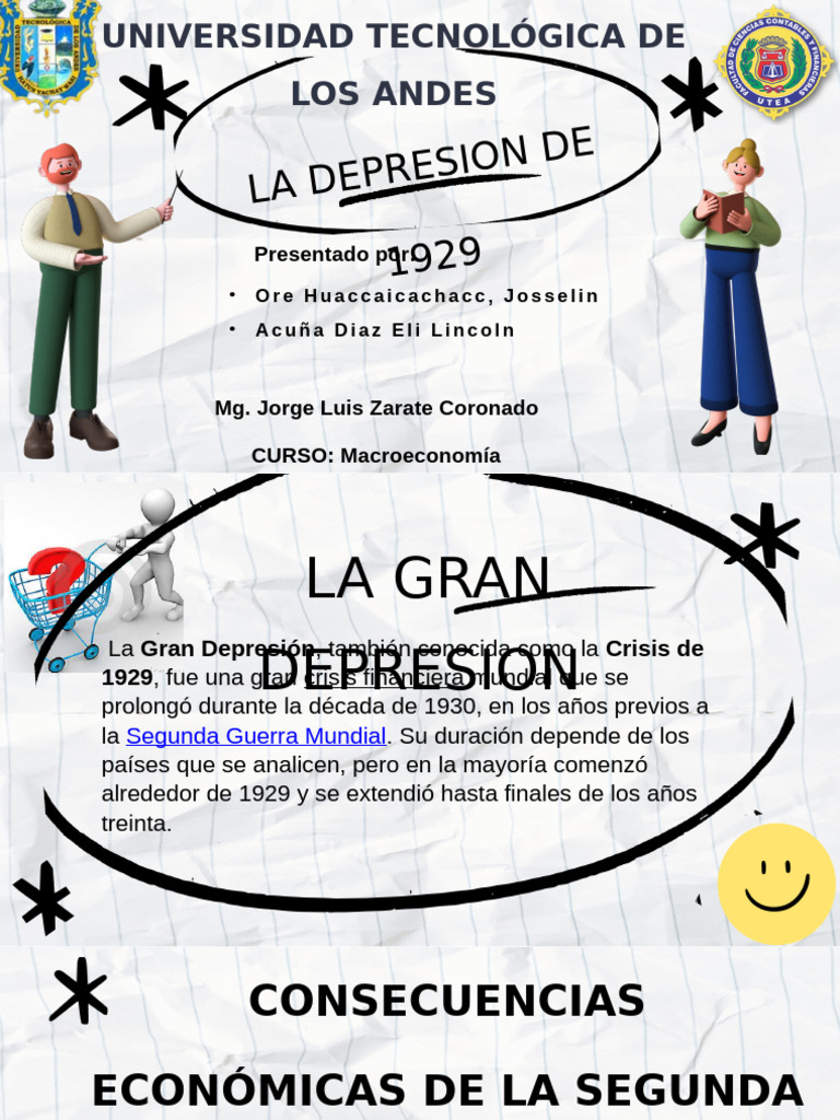 Causas y efectos de la Gran Depresión | PDF | Gran depresion | Dinero