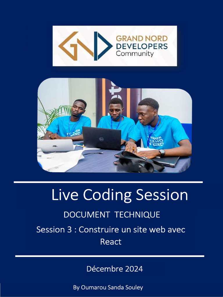 Introduction à React en Live Coding | PDF | JavaScript | Html