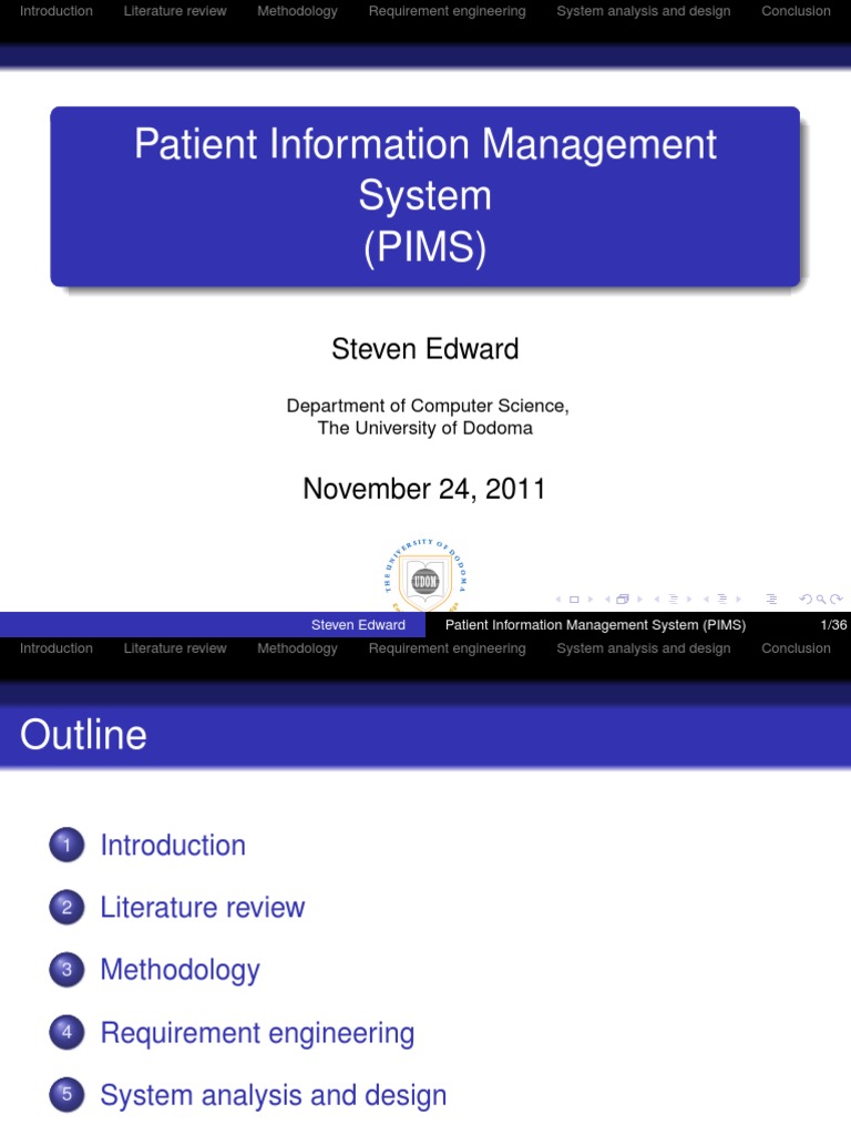 Patient Information Management System Overview | PDF | Feasibility ...