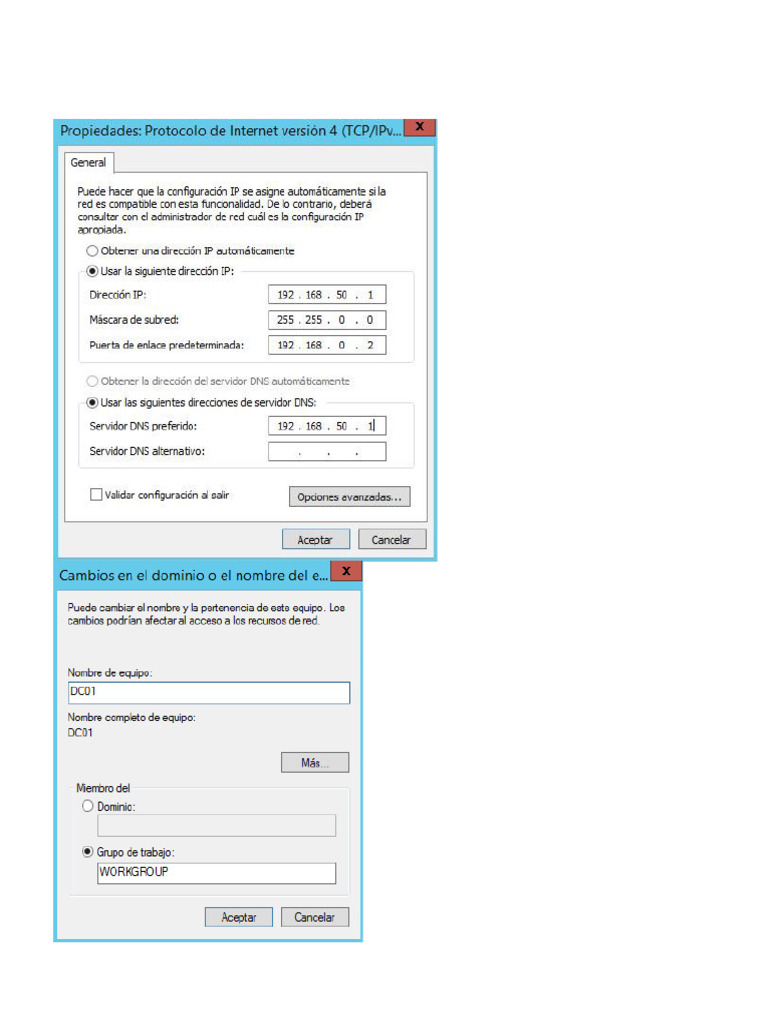 Configuración de Active Directory en Windows Server | PDF