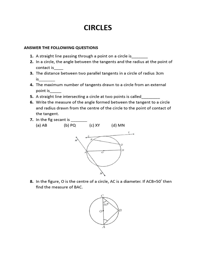 CIRCLES | PDF