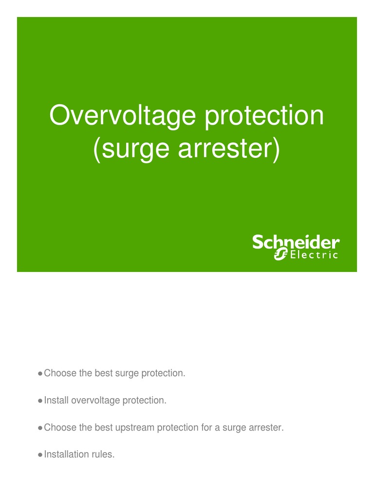 Surge Protection Over Voltage Devices | PDF | Lightning | Electricity
