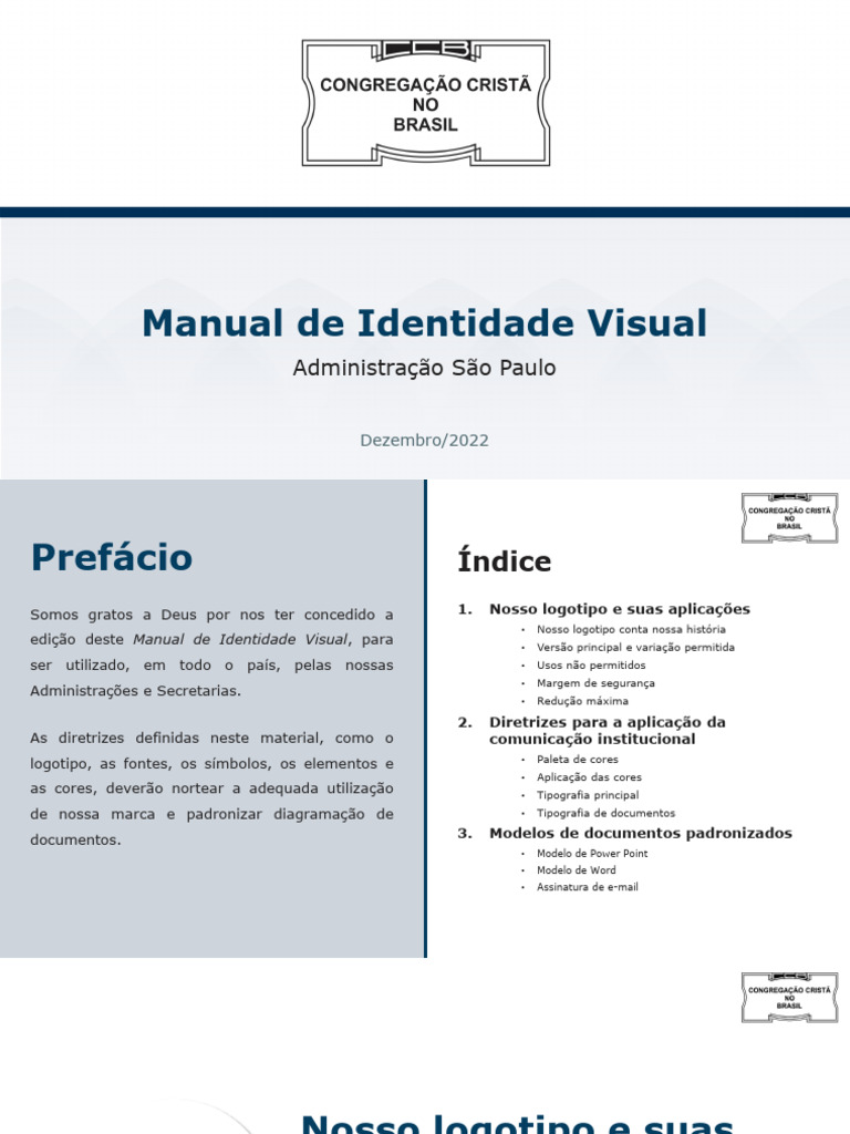 Manual de Identidade Visual CCB | PDF | Cor | Modelo de cores RGB