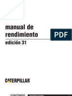 Manual de Rendimiento Caterpillar 2000 ED 31