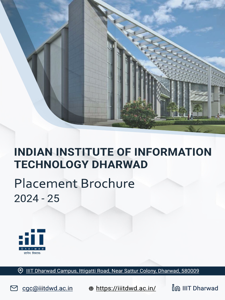 IIIT Dharwad Placement Brochure 2024 | PDF | Computer Science ...