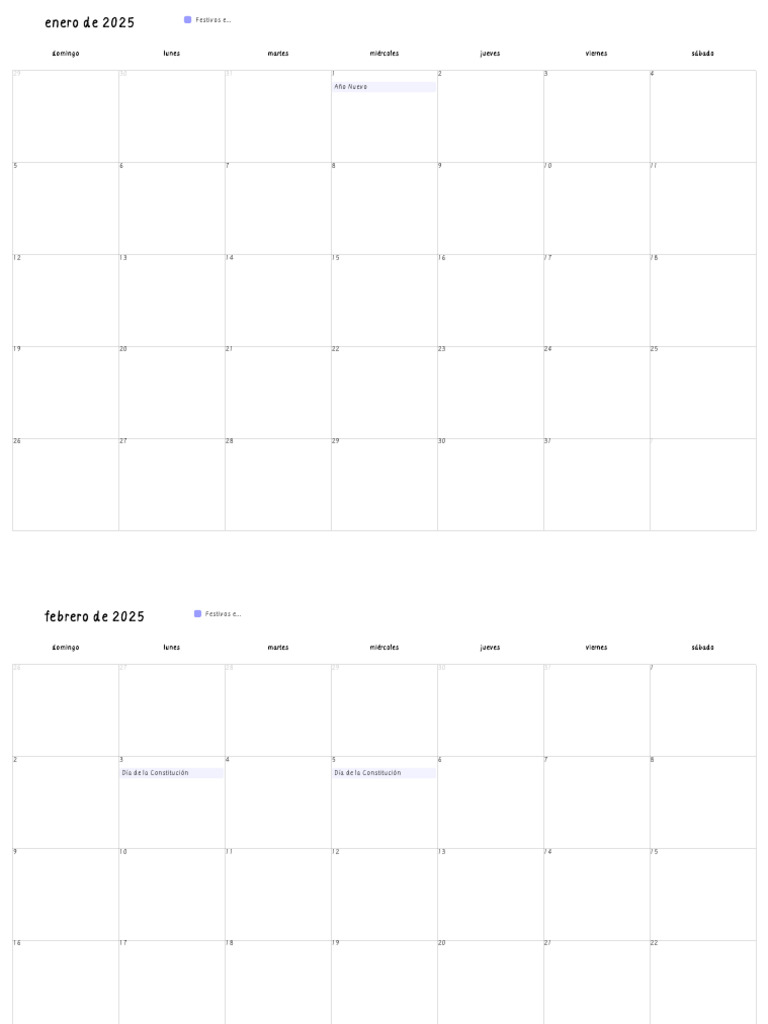 Calendario | PDF | Vacaciones religiosas | Fiestas cristianas y días santos