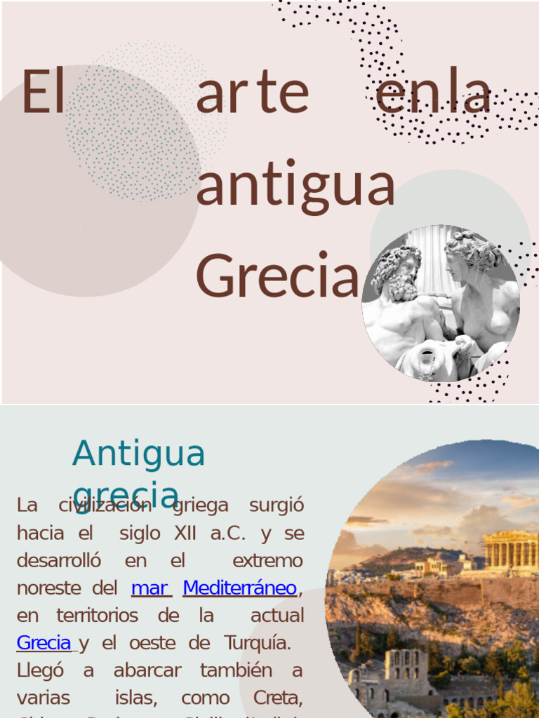Arte en la Antigua Grecia: Características y Períodos | PDF | Escultura ...