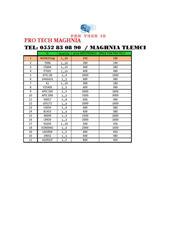 Pro Tech | PDF