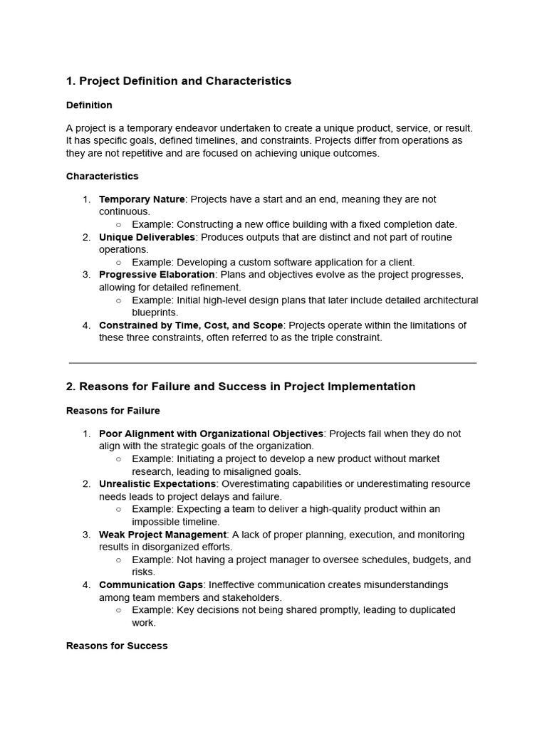Pm Pdf Project Management Economies