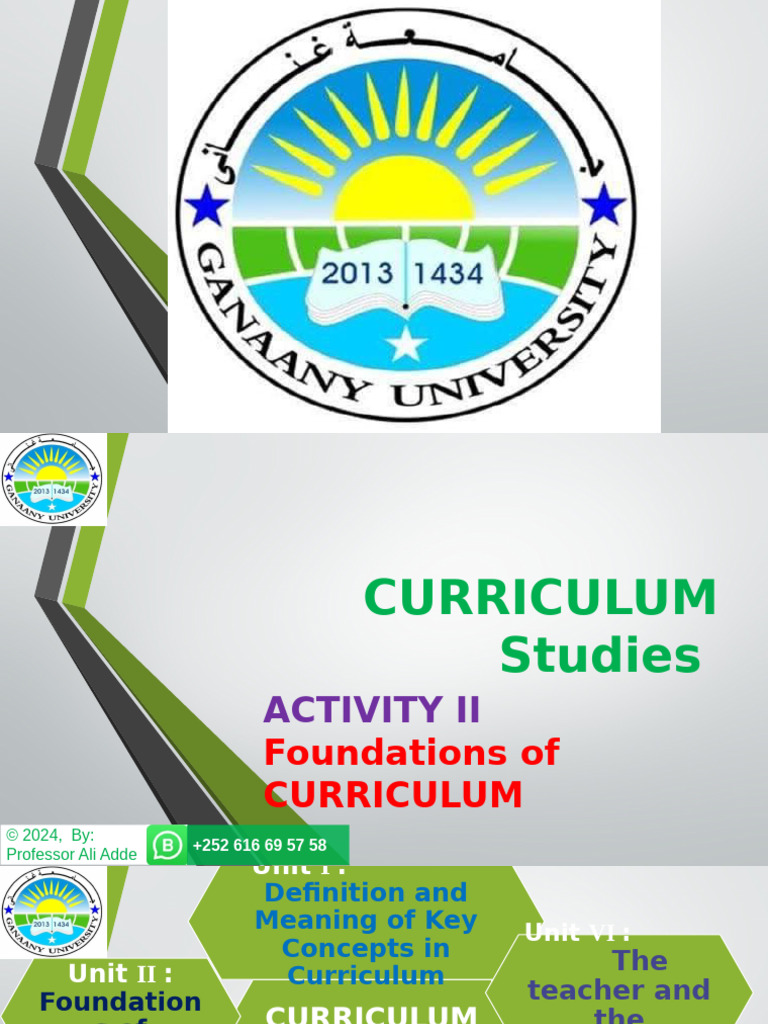 Foundations of Curriculum Studies | PDF | Curriculum | Sociology