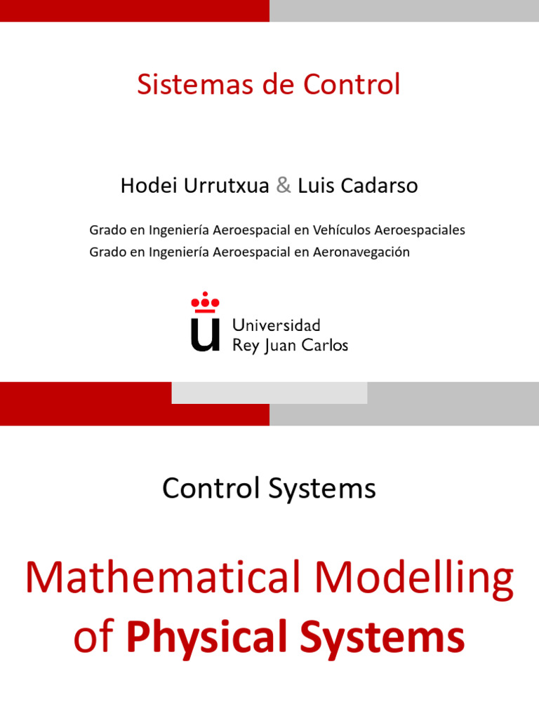 01 - Mathematical Modelling of Physical Systems | PDF | Force | Equations