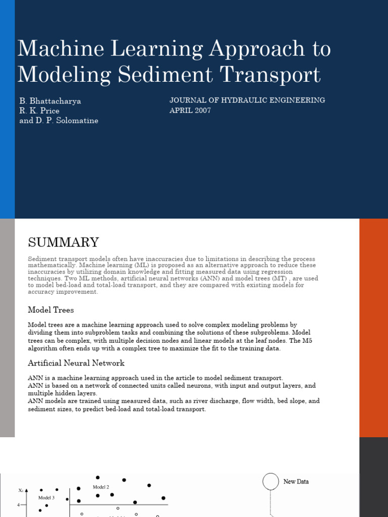 Machine Learning in Sediment Transport | PDF | Machine Learning ...