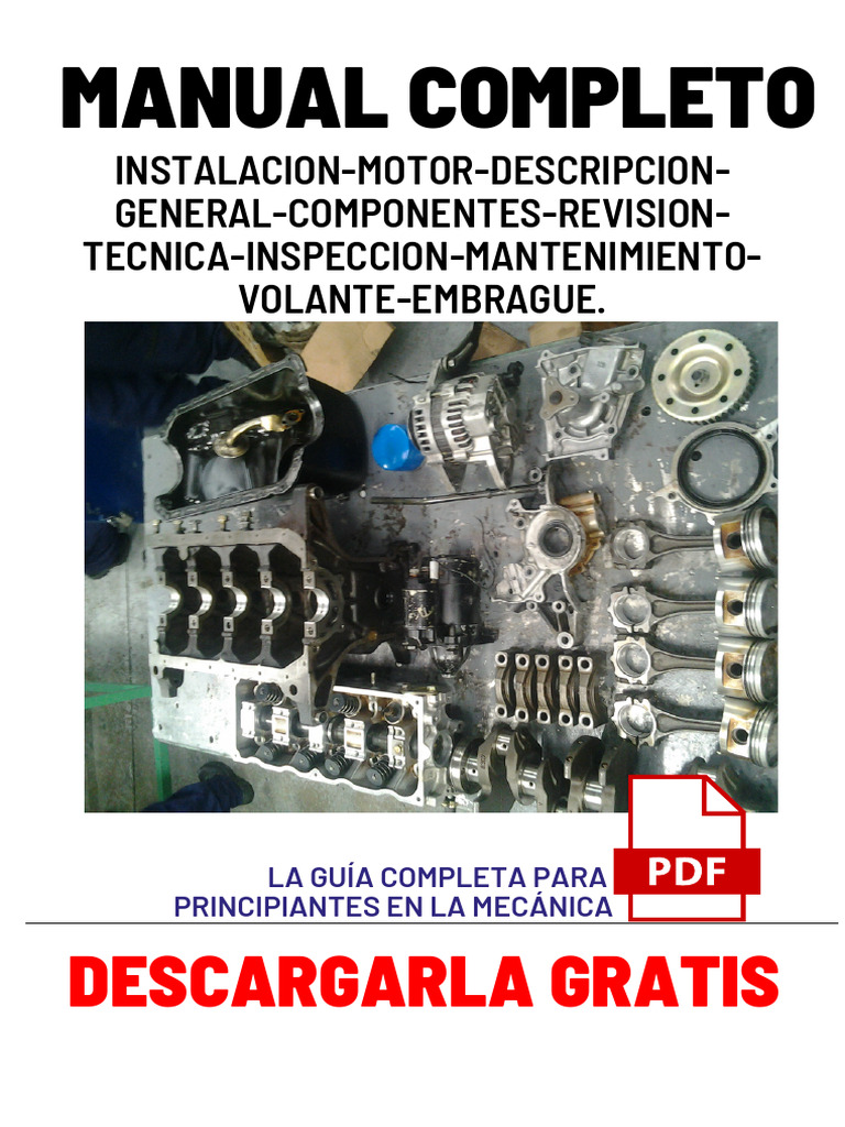 Manual Instalacion Motor Descripcion General Componentes Revision ...