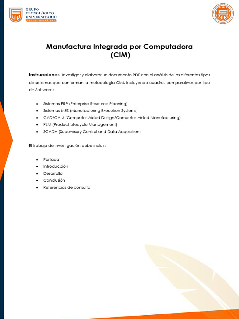 A-01 - Sistemas CIM | PDF