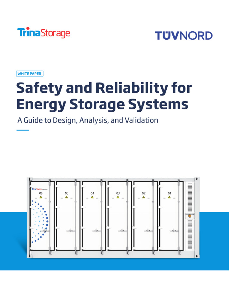 Whitepaper - Safety and Reliability For Energy Storage Systems - EU | PDF