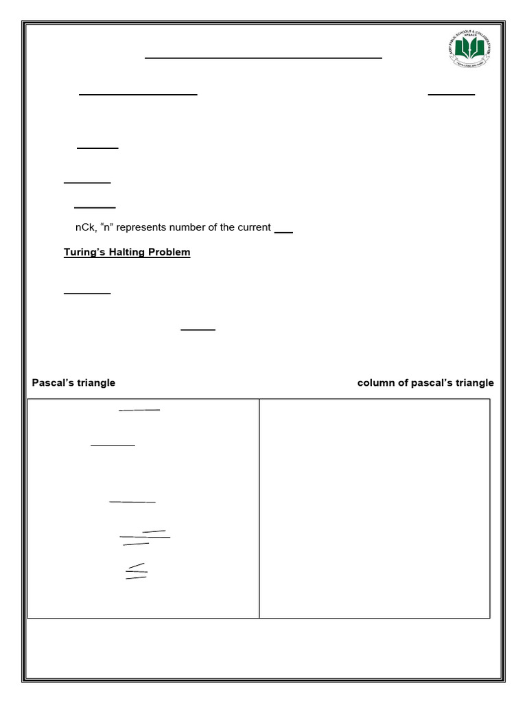 Revision Worksheet 8 Class Chapter 03 | PDF | Computer Programming ...