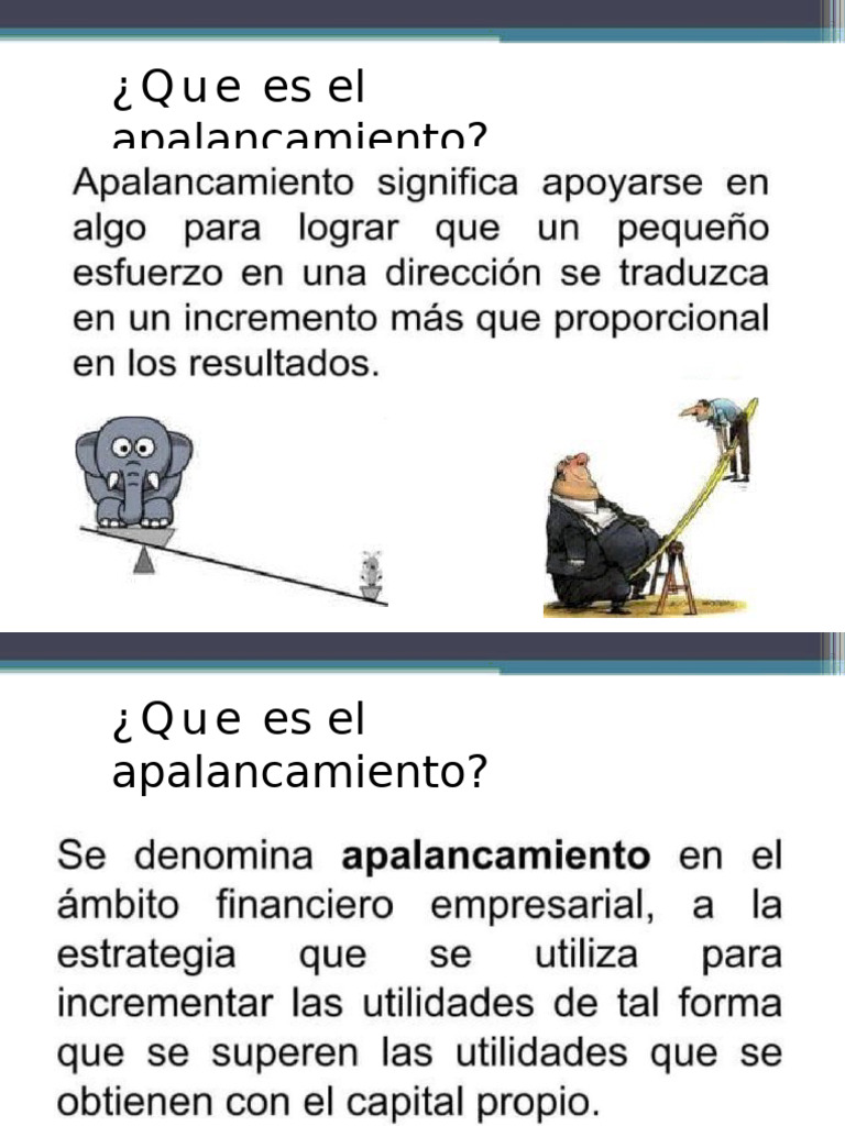 Tipos de Apalancamiento Empresarial | PDF