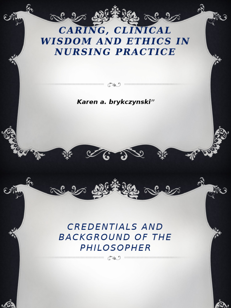 Nursing Ethics and Clinical Wisdom Guide | PDF | Nursing | Experience
