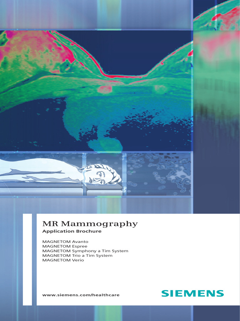 Mamma Guide Avanto | PDF | Mammography | Magnetic Resonance Imaging