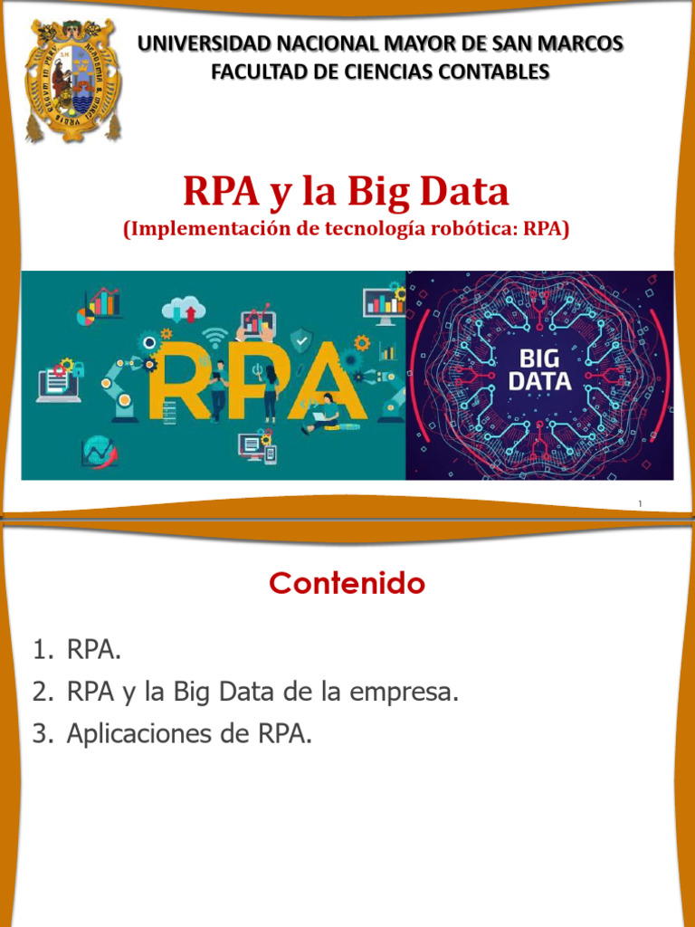 RPA y Big Data en Empresas | PDF | Big Data | Inteligencia artificial