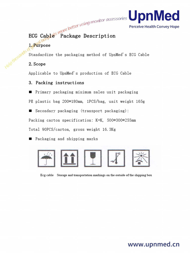 Package - Ecg Cable | PDF