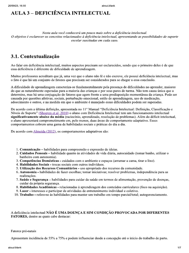 Aula 3 | PDF