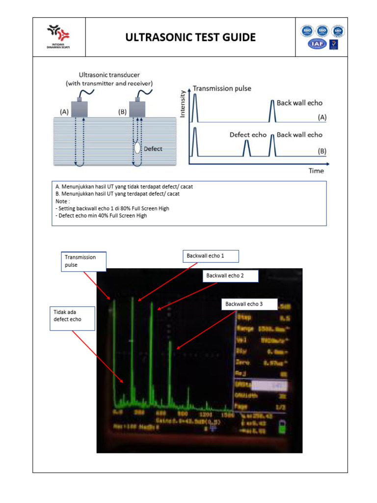 Ultrasonic Test Guide | PDF