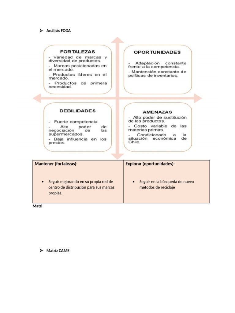 Estrategias y Análisis FODA de Watt's | PDF | Análisis FODA | Marketing