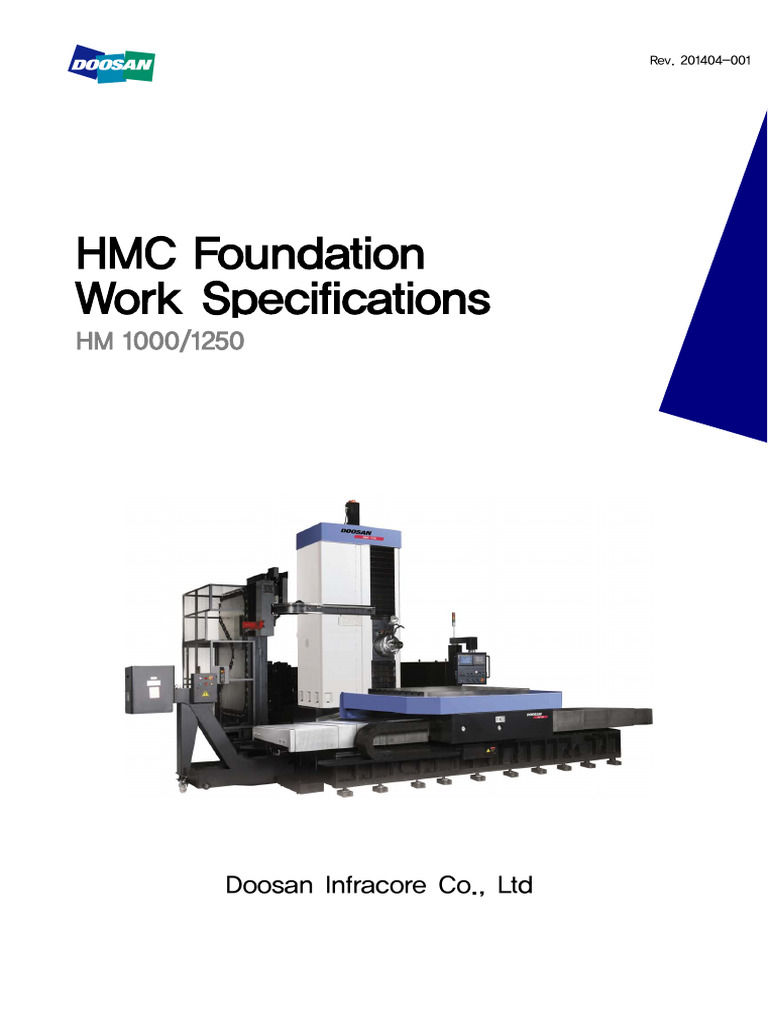 HM1000/1250 Foundation Work Guide | PDF | Concrete | Deep Foundation