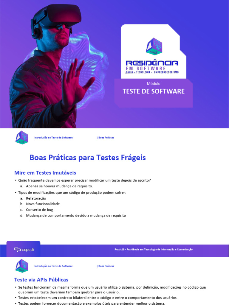 Boas Práticas em Teste de Software | PDF | Testes de software | Informação