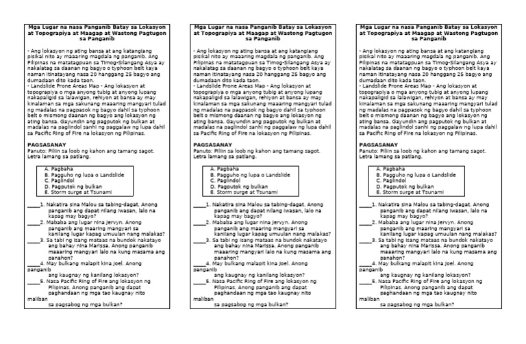 Ap - Sensitibo Sa Panganib | PDF
