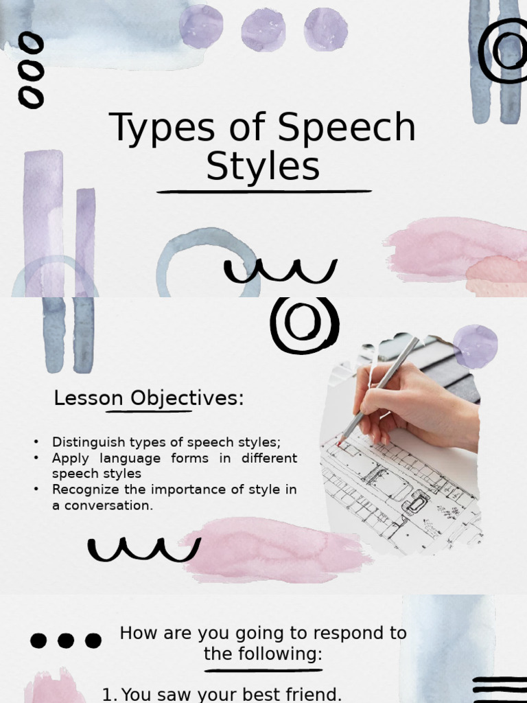 Speech Styles | PDF