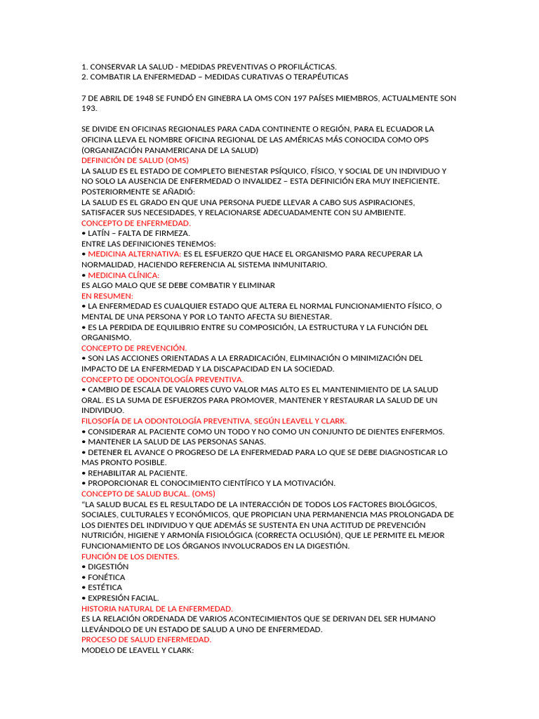 CAPITULO One | PDF | Causas de la muerte | Salud pública