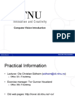 Computer Vision Introduction: Name, Title of The Presentation