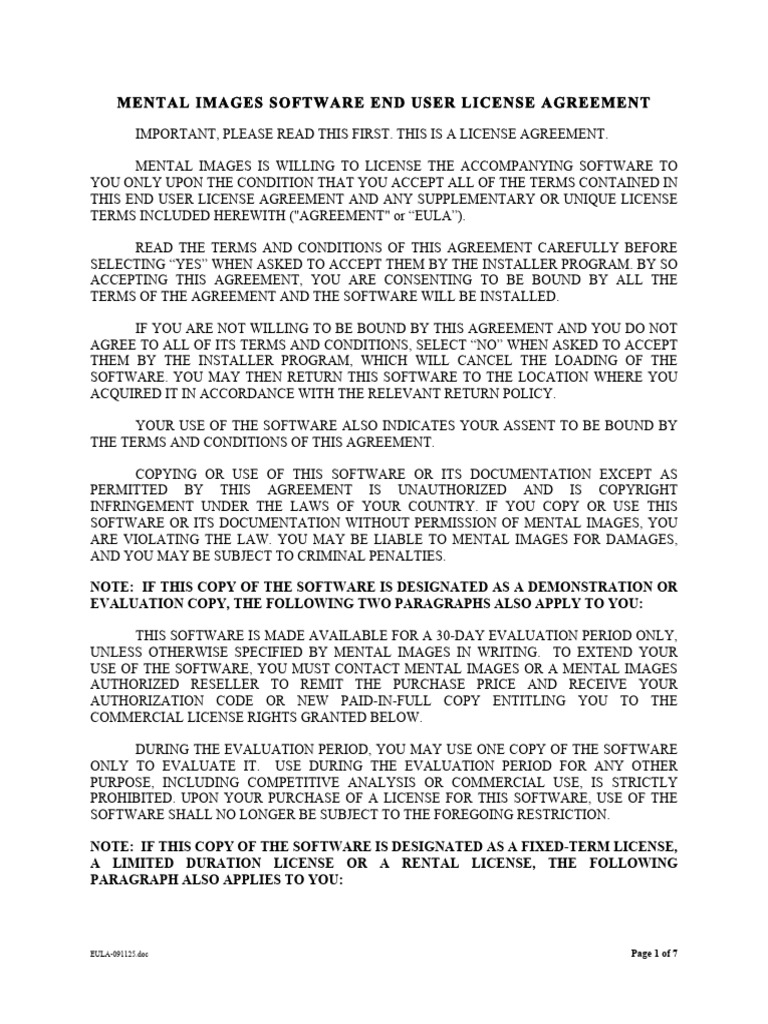 MetaSL EULA | PDF | License | Derivative Work