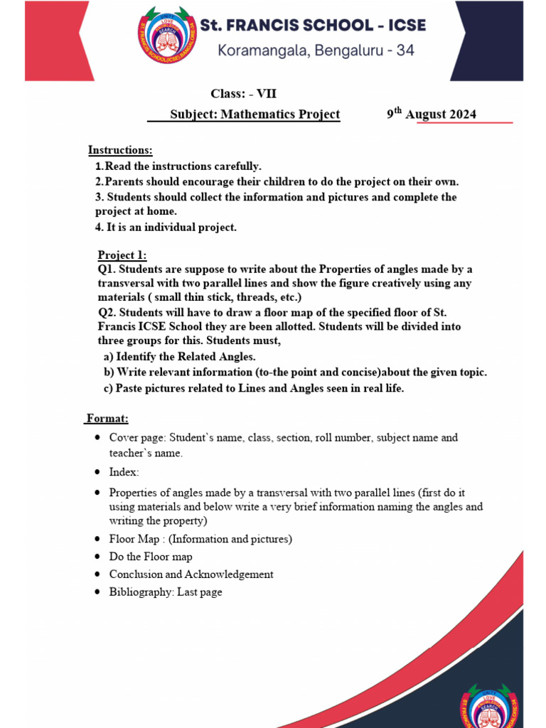 0575class7 Mathematics Project 11666889225576479997 | PDF