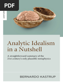 KASTRUP - Analytic Idealism in a Nutshell