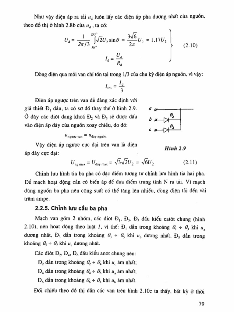 Công TH C 3 Phase Rectifier | PDF