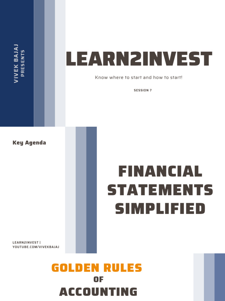 Financial Statements Simplified Guide | PDF | Debits And Credits ...