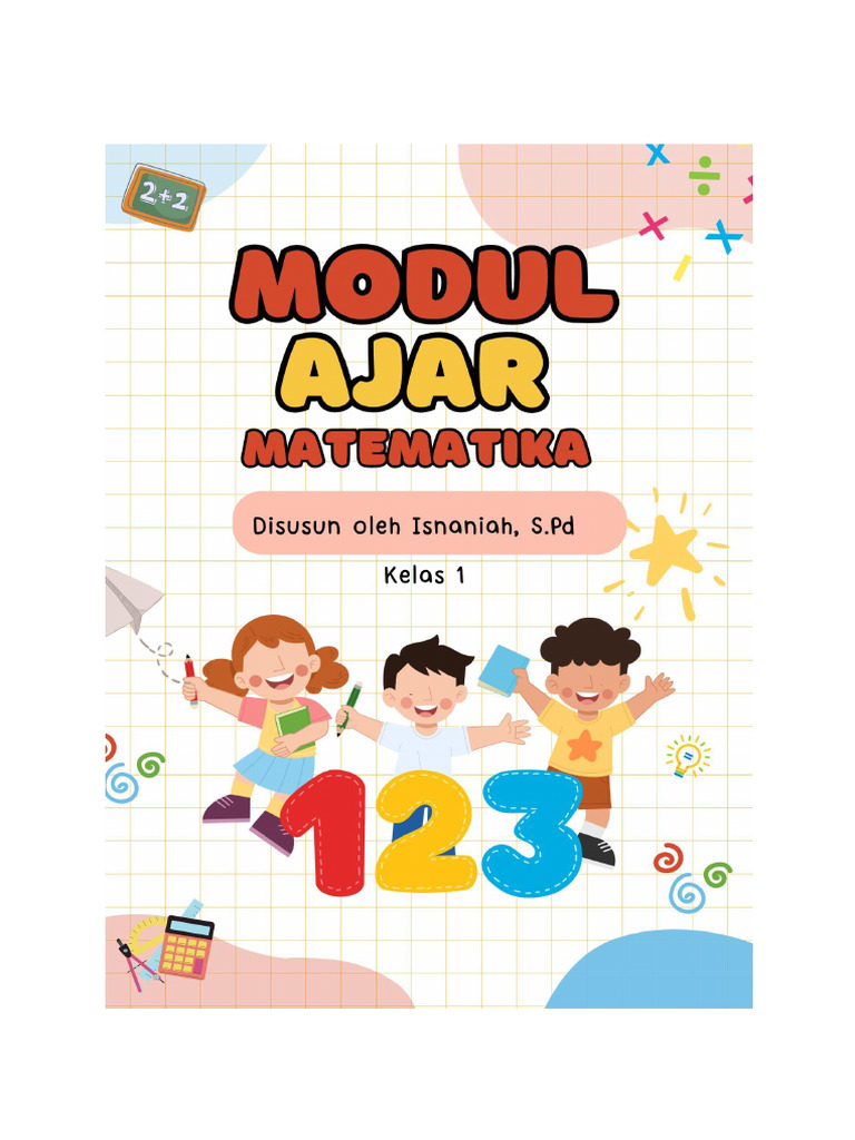 Modul Ajar Matematika Kelas 1 Semester 1 - Penjumlahan (1 Pertemuan) | PDF