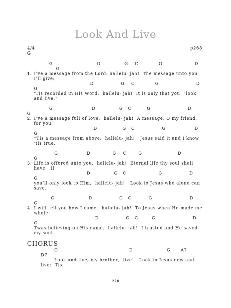 Look and live pdf