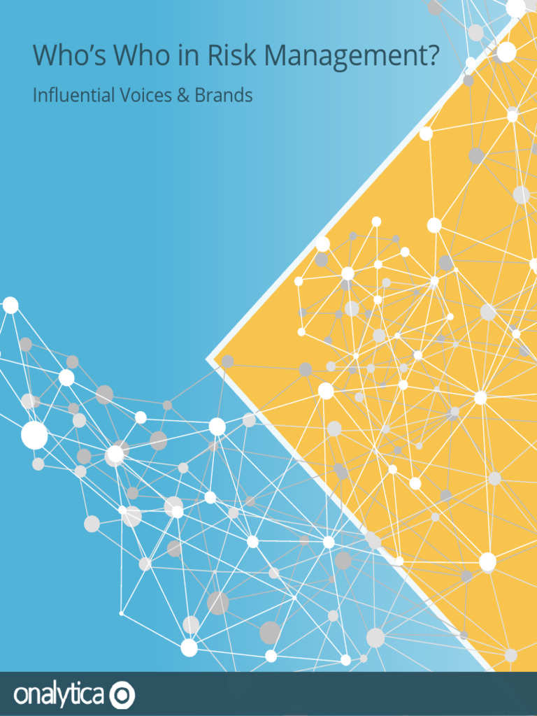 Whos Who in Risk Management | PDF | Risk Management | Risk