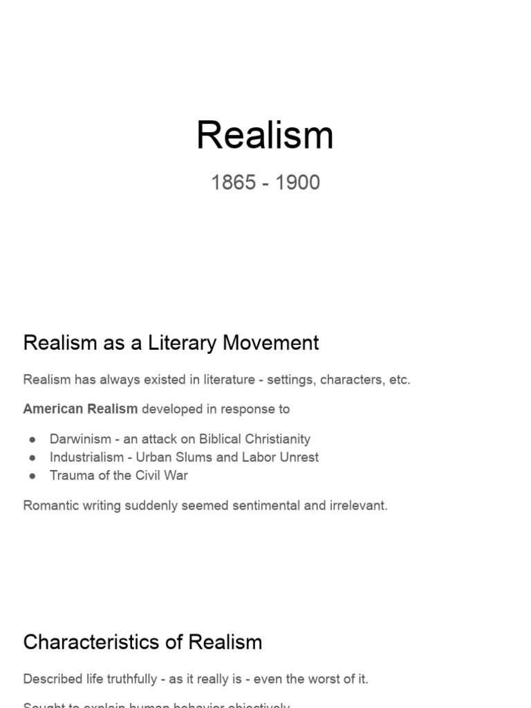 Realism in Huckleberry Finn | PDF