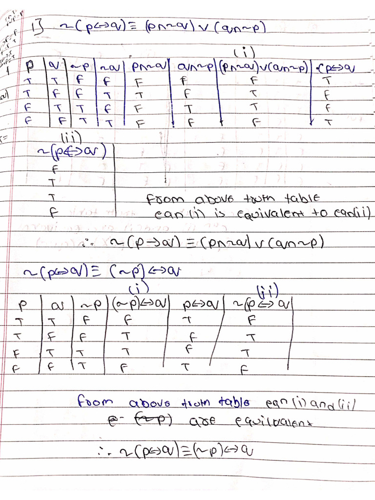 Logic Maths | PDF