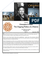 Orientalism's Wake - The Ongoing Politics of A Polemic