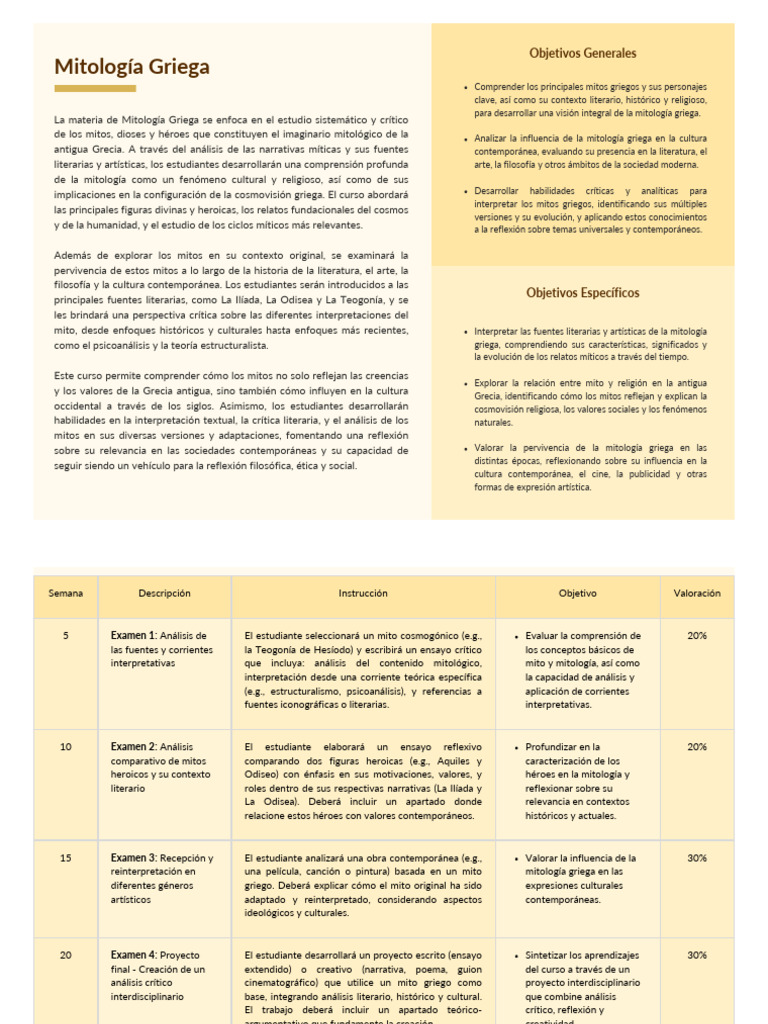 Estudio Integral de la Mitología Griega | PDF | Mitología griega