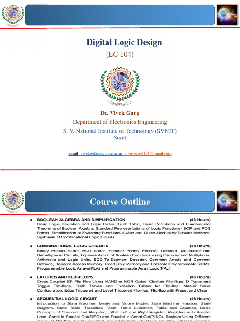 DLD Lecture Unit 3 - Shared | PDF | Logic Gate | Electronic Engineering