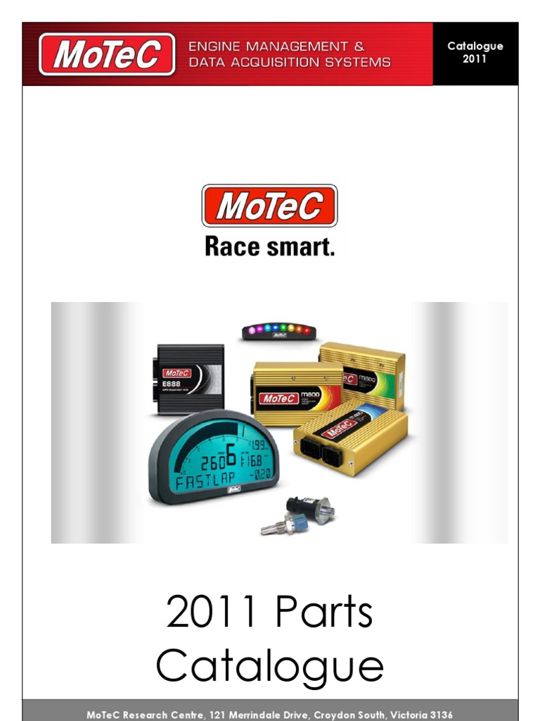 2011 MoTeC Catalog | PDF | Turbocharger | Fuel Injection